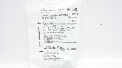 Teleflex 1168 Hudson RCI Cath-Guide Airway 80mm No. 8